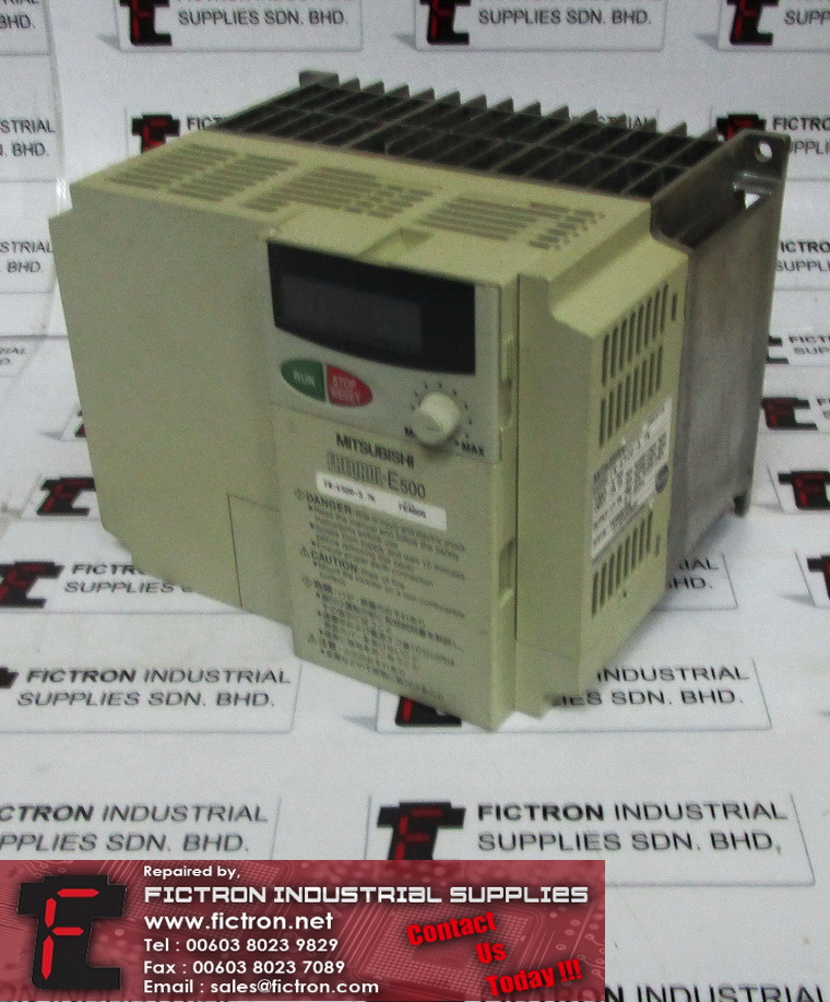 FR-E520-3.7K FRE52037K MITSUBISHI Inverter Drive Supply Repair Malaysia Singapore Indonesia USA Thailand