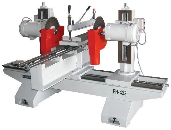 Double End Circular Sawing Machine With Round Rails Sliding Table FH-422