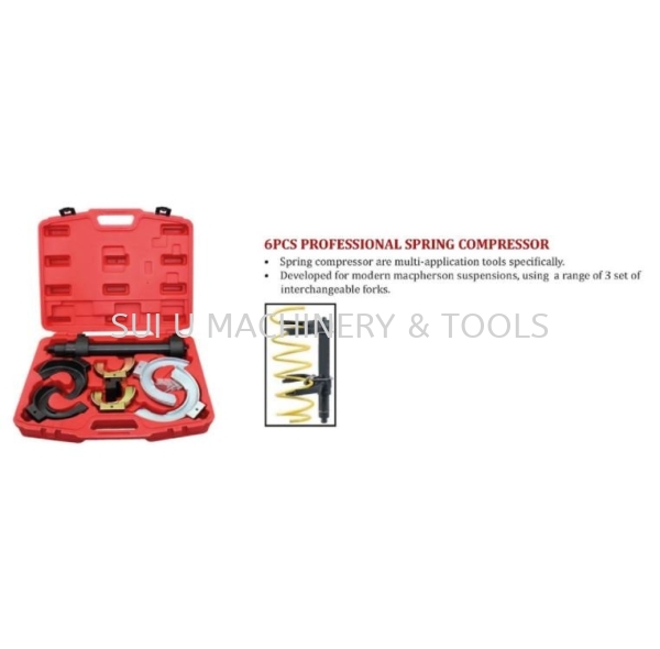 6pcs Professional Coil Spring Compressor Accessories Kuala Lumpur (KL), Malaysia, Selangor, Setapak Supplier, Suppliers, Supply, Supplies | Sui U Machinery & Tools (M) Sdn Bhd