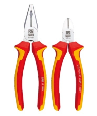  125-3094 - RS PRO Steel Pliers Plier Set, 250 mm Overall Length