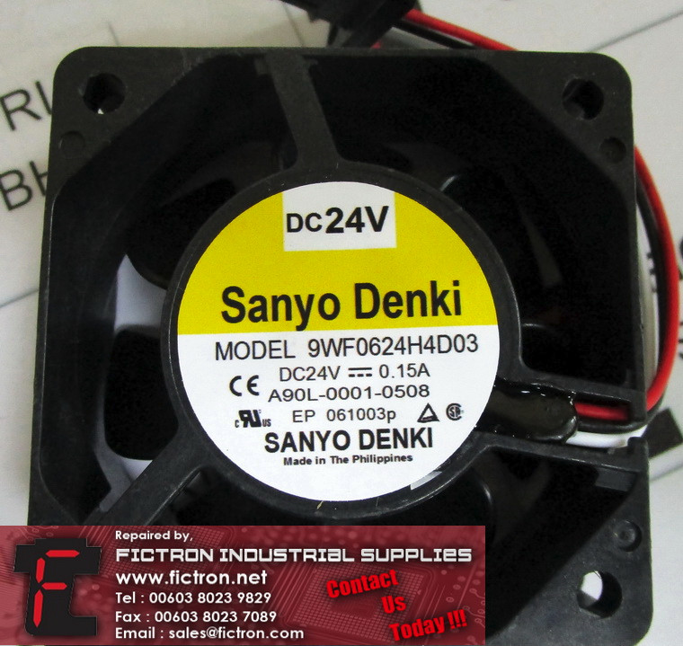 9WF0624H4D03 SANYO DENKI Cooling Fan Supply Malaysia Singapore Indonesia USA Thailand