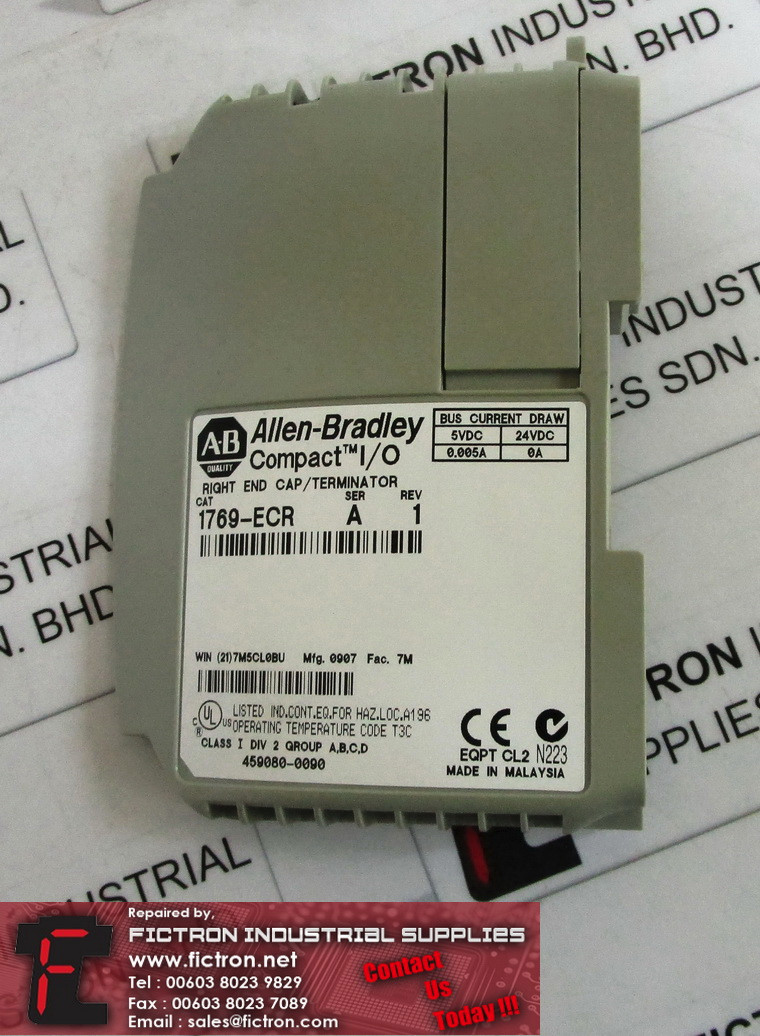 1769-ECR 1769ECR ALLEN BRADLEY Compact PLC Supply Repair Malaysia Singapore Indonesia USA Thailand