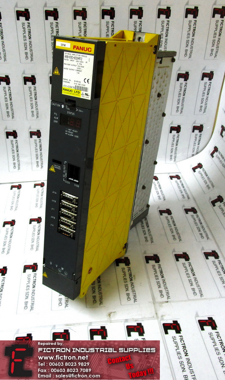 A06B-6082-H202 A06B6082H202 FANUC Spindle Amplifier Module Supply Repair Malaysia Singapore Indonesia USA Thailand