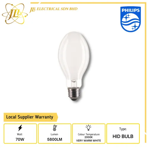 PHILIPS SON E 70W E27 CO HIGH PRESSURE SODIUM HID BULB 928486700091