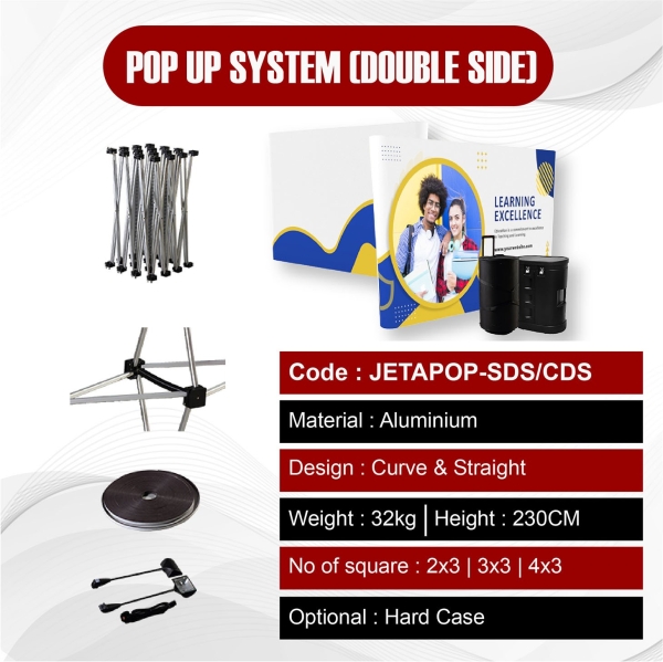 Pop Up System (Double Side) Pop Up Series Display System Selangor, Malaysia, Kuala Lumpur (KL) Supplier | ACXUS SDN BHD