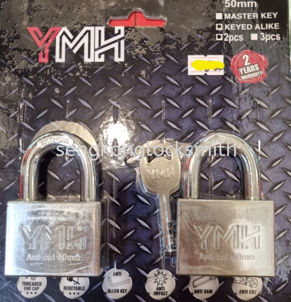 YMH 50MM2 padlock PAD LOCK Selangor, Malaysia, Kuala Lumpur (KL), Puchong Supplier, Suppliers, Supply, Supplies | Seng Kong Locksmith Enterprise