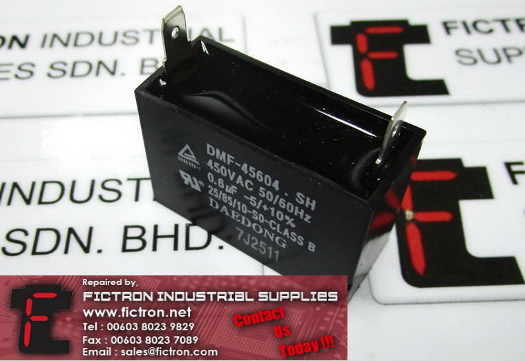 DMF-45604 DMF45604 DAEDONG AC Motor Capacitor Supply Malaysia Singapore Indonesia USA Thailand