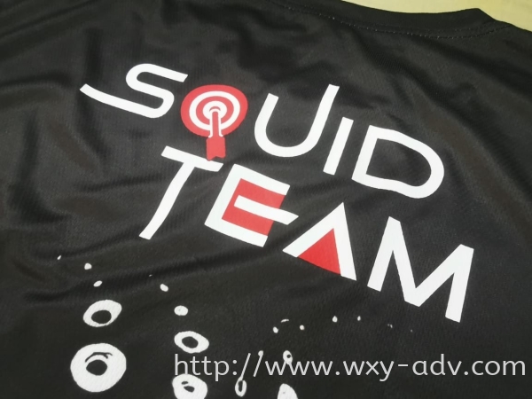 Squid Team Silkscreen Uniform Uniform Printing / Embroidery (2) Johor Bahru (JB), Malaysia Advertising, Printing, Signboard,  Design | Xuan Yao Advertising Sdn Bhd