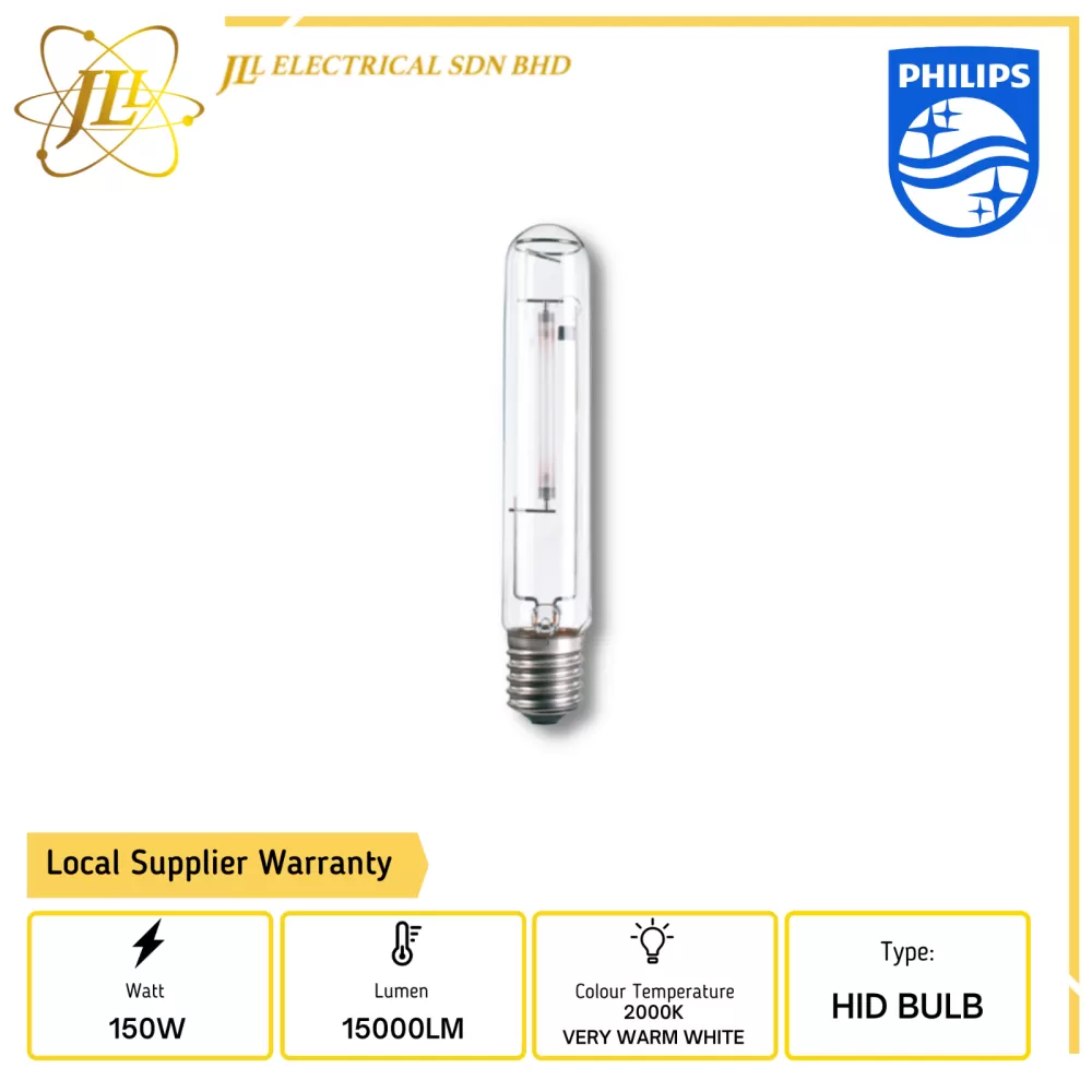 PHILIPS SON-T 150W E40 HID LAMP TUBE 928487100096 Kuala Lumpur (KL),  Selangor, Malaysia Supplier, Supply, Supplies, Distributor | JLL Electrical  Sdn Bhd