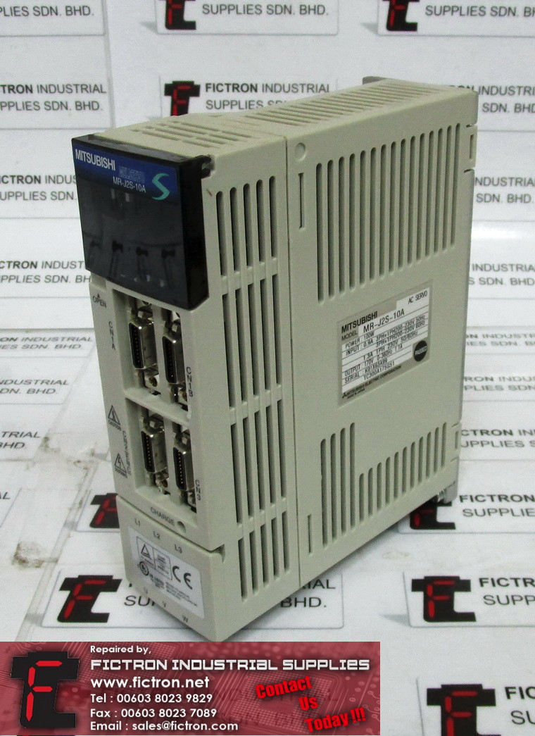 MR-J2S-10A MRJ2S10A MITSUBISHI AC Servo Drive Supply Repair Malaysia Singapore Indonesia USA Thailand