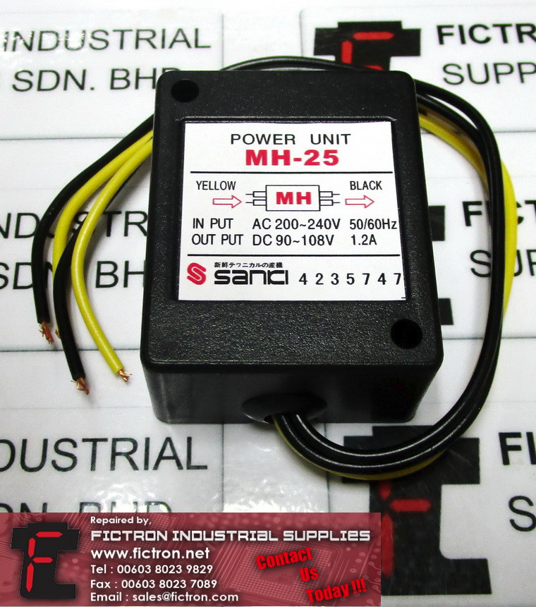 MH-25 MH25 SANCI Brake Motor Rectifier Supply Malaysia Singapore Indonesia USA Thailand