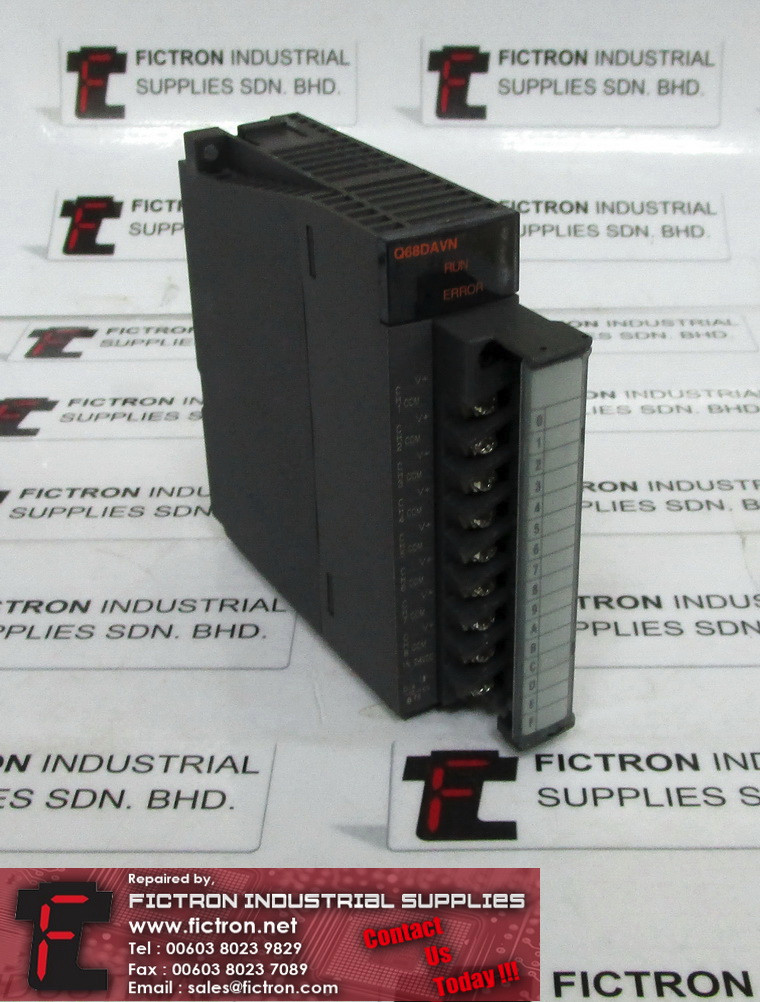 Q68DAVN MELSEC-Q MITSUBISHI ELECTRIC PLC Converter Module Supply Repair Malaysia Singapore Indonesia USA Thailand
