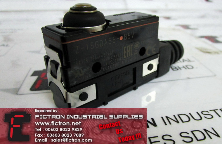 Z-15GDA55 Z15GDA55 OMRON Limit Switch Supply Malaysia Singapore Indonesia USA Thailand