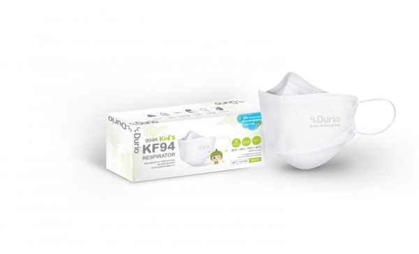 Durio 904K Kids KF94 Respirator (White) - 10pcs 904 KF94 Kids Face Mask Respirator Face Mask Malaysia, Johor Bahru (JB) Manufacturer, Supplier, Supply, Supplies | Durio PPE Sdn Bhd