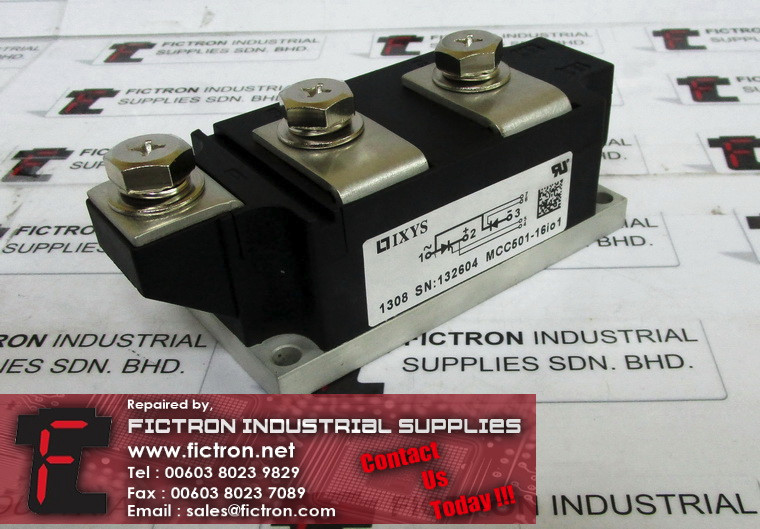 MCC501-16IO1 MCC50116IO1 IXYS Thyristor Module Supply Malaysia Singapore Indonesia USA Thailand