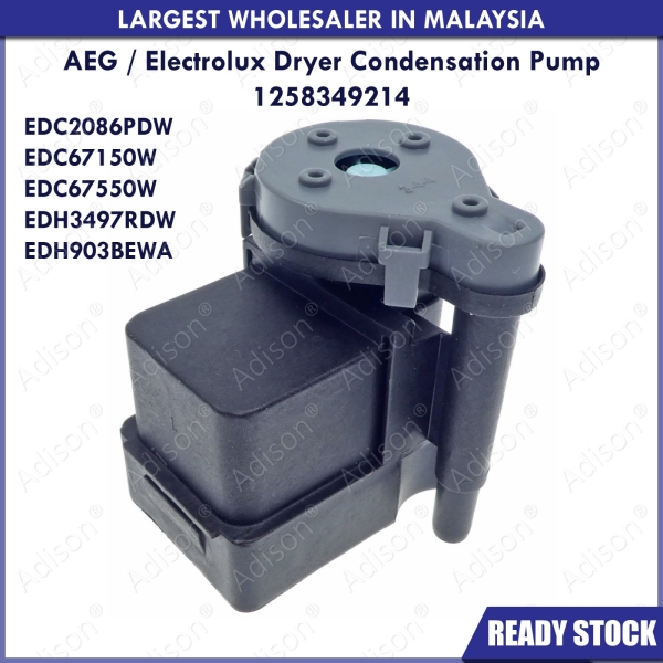 Code: 31123 Electrolux / Beko Dryer Condensation Pump 1258349214 Water Pump / Drain Pump Washing Machine Parts Melaka, Malaysia Supplier, Wholesaler, Supply, Supplies | Adison Component Sdn Bhd