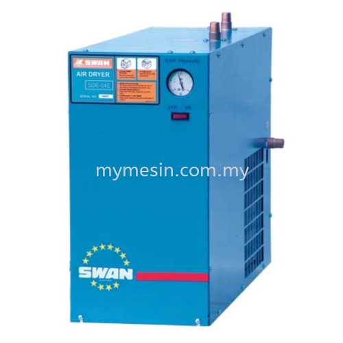 Swan SDE-4E 5Hp Refrigerated Air Dryer With Buld-In Aftercooler (1/2")