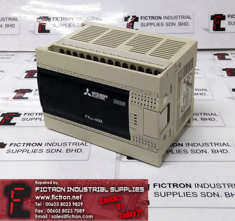 FX3G-40MR DS FX3G40MRDS MELSEC MITSUBISHI PLC Supply Repair Malaysia Singapore Indonesia USA Thailand