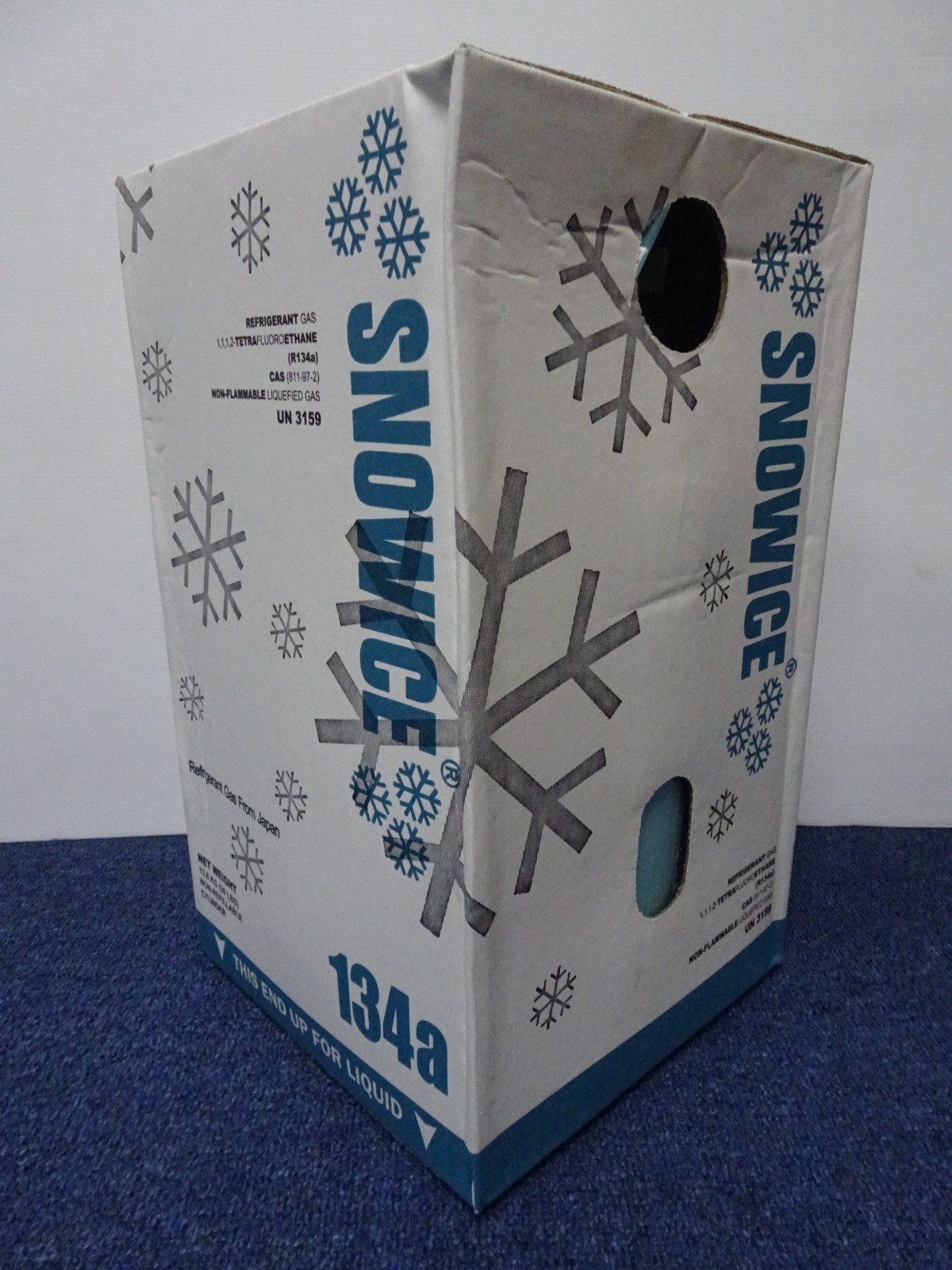 R134A X 30LBS (13.6KGS) SNOWICE HFC REFRIGERANT GAS (CONNECTION FOR AUTOMOTIVE)