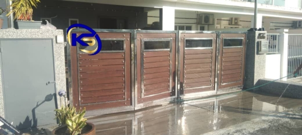 Folding Gate Taman Seri Manik, Tanjung Karang. Kuala Selangor Selangor Main Gate  Johor Bahru (JB), Malaysia, Selangor, Kuala Lumpur (KL) Supplier, Suppliers, Supply, Supplies | Knight Services Enterprise Sdn Bhd