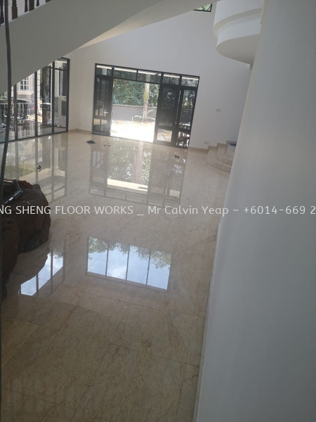 Polish Marble Flooring Refurbishment - polish Terrazzo /Marble Flooring Polished Selangor, Malaysia, Kuala Lumpur (KL), Petaling Jaya (PJ) Supplier, Suppliers, Supply, Supplies | Hong Sheng Floor Works