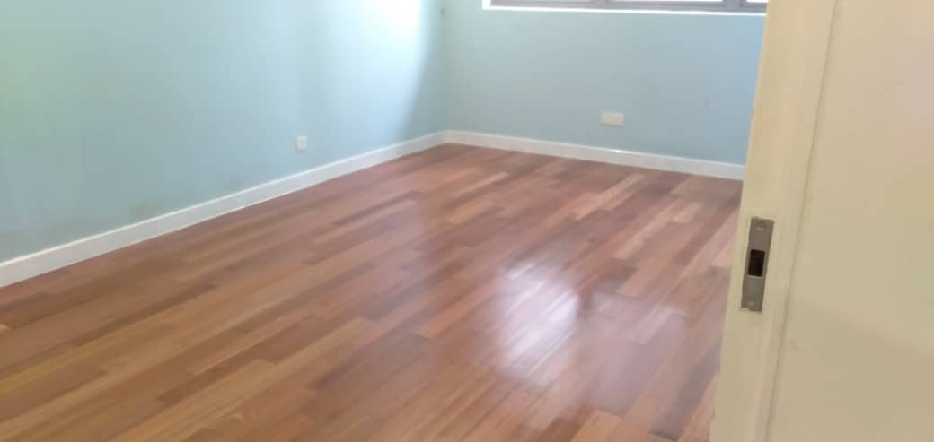 Refurbishment of Balau wood flooring