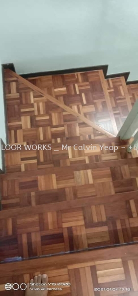 Kampas wood staircase KAMPAS Staircase Flooring - Supply & install OR Refurbishment Wood Flooring for Staircase Parquet Flooring Selangor, Malaysia, Kuala Lumpur (KL), Petaling Jaya (PJ) Supplier, Suppliers, Supply, Supplies | Hong Sheng Floor Works