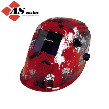 SNAP-ON Red Splash Welding Helmet / Model: YA4615