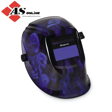 SNAP-ON Blue Skulls Welding Helmet (Blue) / Model: YA4610