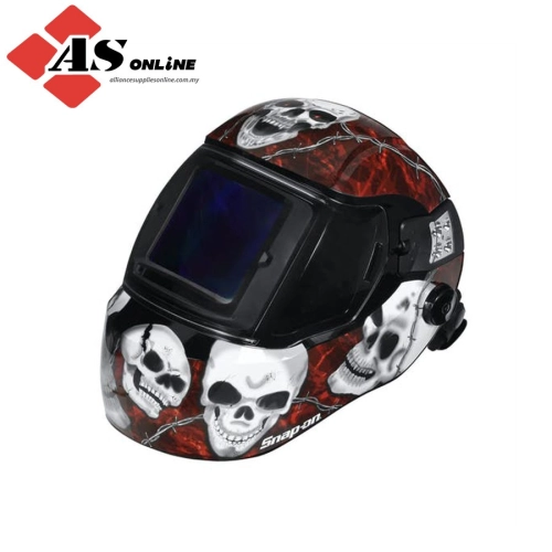 SNAP-ON Skull Auto-Darkening Welding Helmet with Light / Model: WELDIGNSKULL