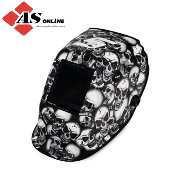 SNAP-ON Graveyard Welding Helmet (Gray Skulls) / Model: YA4614