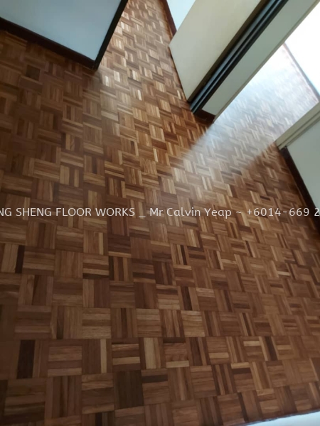 Kampas Wood Flooring Refurbishment Kampas Wood Flooring Parquet Flooring Selangor, Malaysia, Kuala Lumpur (KL), Petaling Jaya (PJ) Supplier, Suppliers, Supply, Supplies | Hong Sheng Floor Works