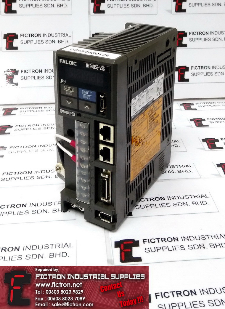 RYS401S3-VSS RYS401S3VSS FUJI ELECTRIC Servo Driver Supply Repair Malaysia Singapore Indonesia USA Thailand
