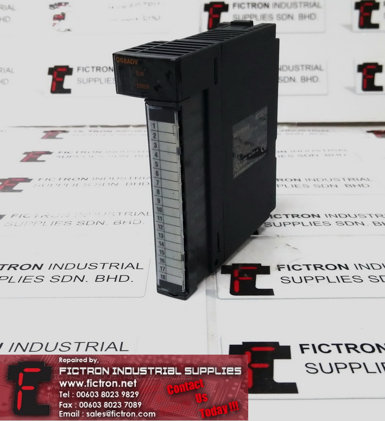 Q68ADV MELSEC-Q MITSUBISHI PLC Converter Module Supply Repair Malaysia Singapore Indonesia USA Thailand