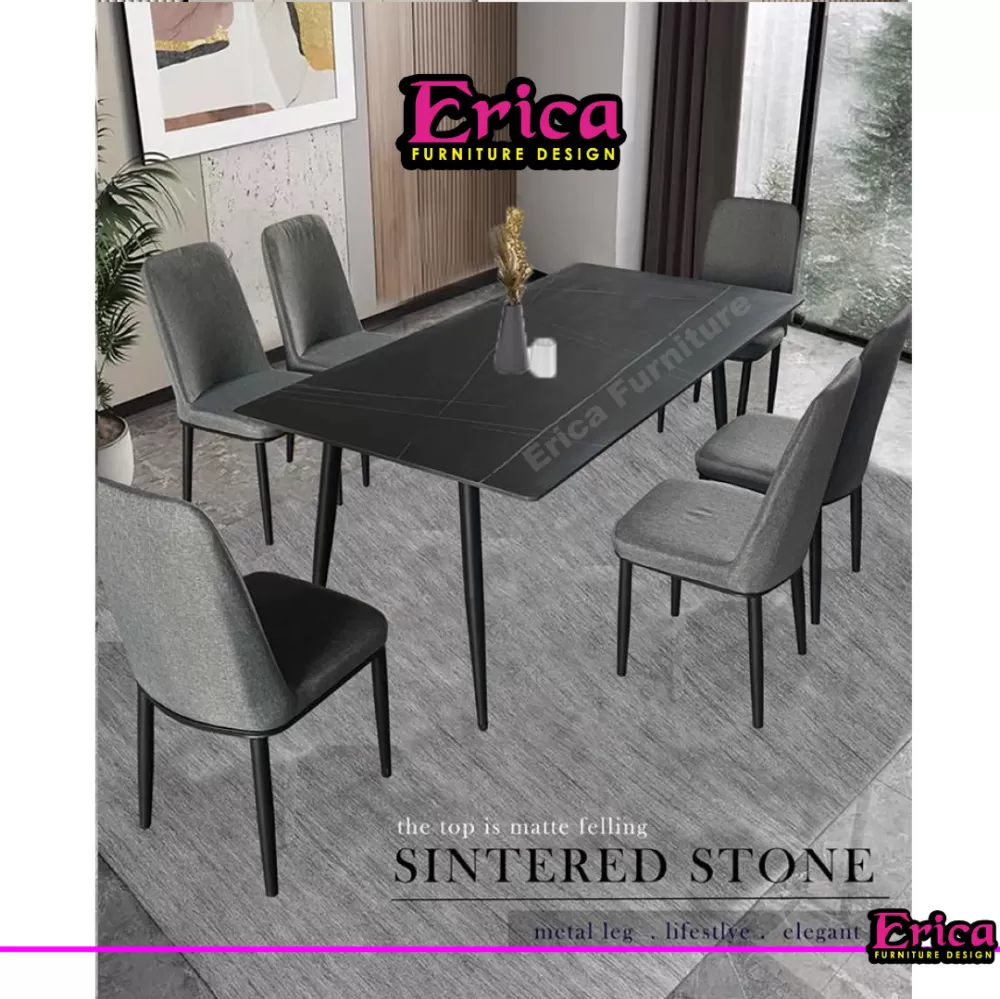 Sintered Stone Dining Table (MT8403&C205)