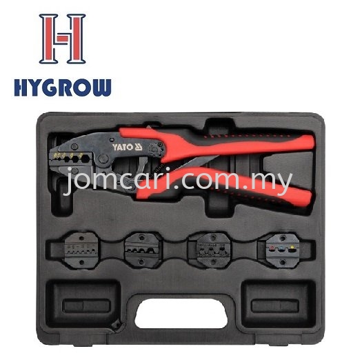 YT-2245 QUICK INTERCHANGEABLE RATCHET CRIMPER SET, 6 PCS Instrumentation Equipment & Supplies Industrial Selangor, Malaysia, Kuala Lumpur (KL), Penang, Kajang, Ayer Itam Supplier, Suppliers, Supply, Supplies | Hygrow Sdn Bhd