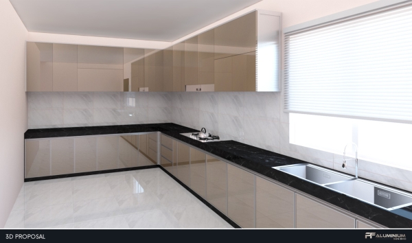 3D Proposal  Project Alamanda Senawang  Kitchen Cabinet Aluminium Cabinet Seremban, Malaysia, Negeri Sembilan Supplier, Suppliers, Supply, Supplies | PF ALUMINIUM SDN BHD