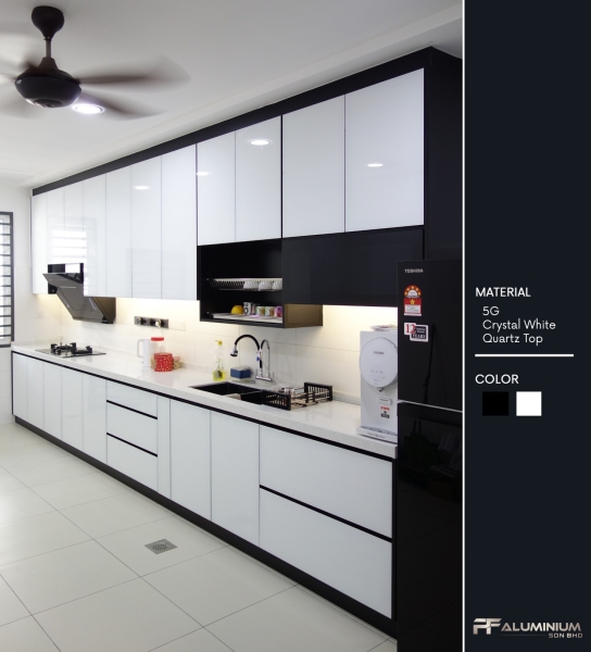 Kitchen Cabinet  Project Ara Sendayan   Kitchen Cabinet Aluminium Cabinet Seremban, Malaysia, Negeri Sembilan Supplier, Suppliers, Supply, Supplies | PF ALUMINIUM SDN BHD