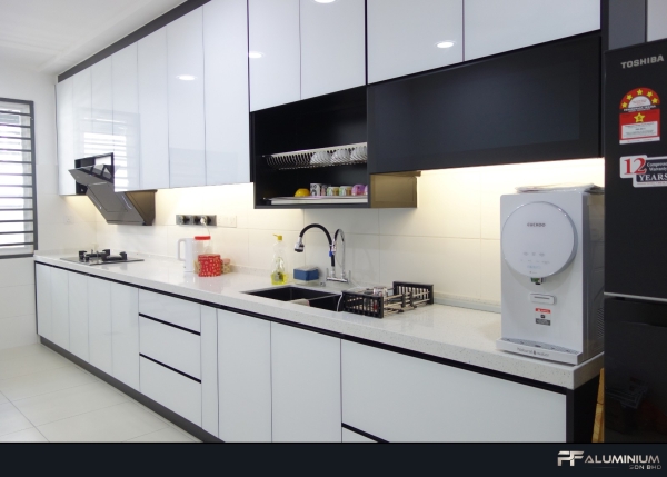 Kitchen Cabinet  Project Ara Sendayan   Kitchen Cabinet Aluminium Cabinet Seremban, Malaysia, Negeri Sembilan Supplier, Suppliers, Supply, Supplies | PF ALUMINIUM SDN BHD