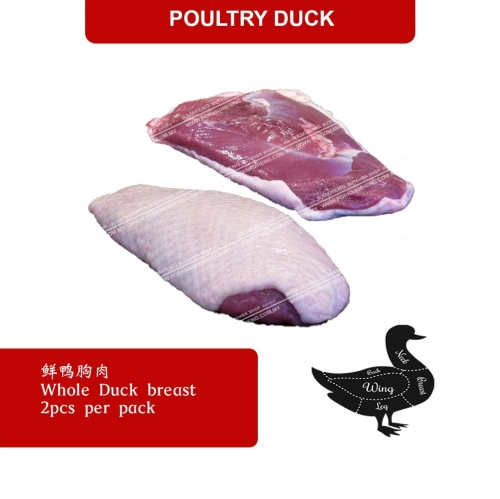 WHOLE DUCK BREAST (2pcs)