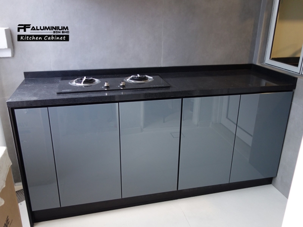 Kitchen Cabinet  Project Bukit Serdang Kitchen Cabinet Aluminium Cabinet Seremban, Malaysia, Negeri Sembilan Supplier, Suppliers, Supply, Supplies | PF ALUMINIUM SDN BHD