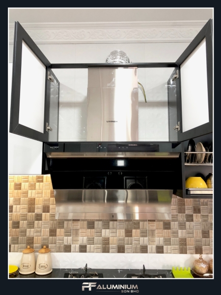 Kitchen Cabinet  Project Garden City Homes Kitchen Cabinet Aluminium Cabinet Seremban, Malaysia, Negeri Sembilan Supplier, Suppliers, Supply, Supplies | PF ALUMINIUM SDN BHD