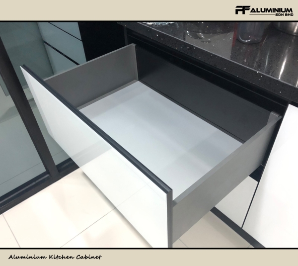 Kitchen Cabinet  Project Hijayu Sendayan Kitchen Cabinet Aluminium Cabinet Seremban, Malaysia, Negeri Sembilan Supplier, Suppliers, Supply, Supplies | PF ALUMINIUM SDN BHD