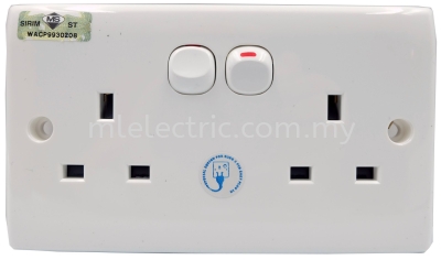 Pro-smart 13A DOUBLE SWITCH SOCKET