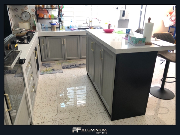 Kitchen Cabinet  Project Suria S2 Height Kitchen Cabinet Aluminium Cabinet Seremban, Malaysia, Negeri Sembilan Supplier, Suppliers, Supply, Supplies | PF ALUMINIUM SDN BHD