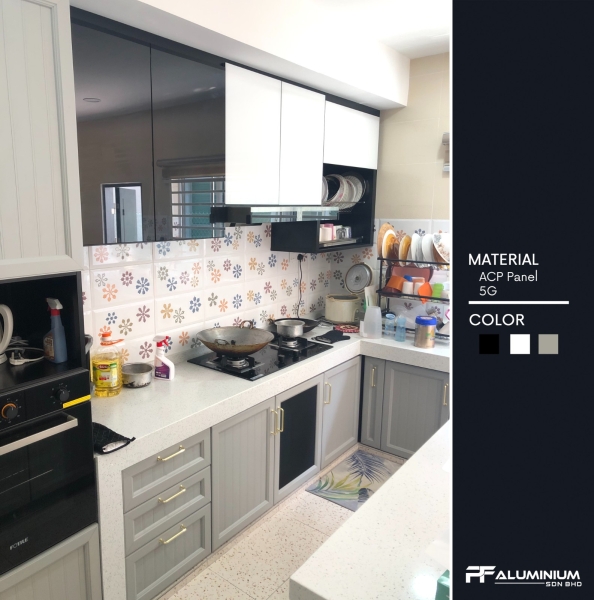 Kitchen Cabinet  Project Suria S2 Height Kitchen Cabinet Aluminium Cabinet Seremban, Malaysia, Negeri Sembilan Supplier, Suppliers, Supply, Supplies | PF ALUMINIUM SDN BHD