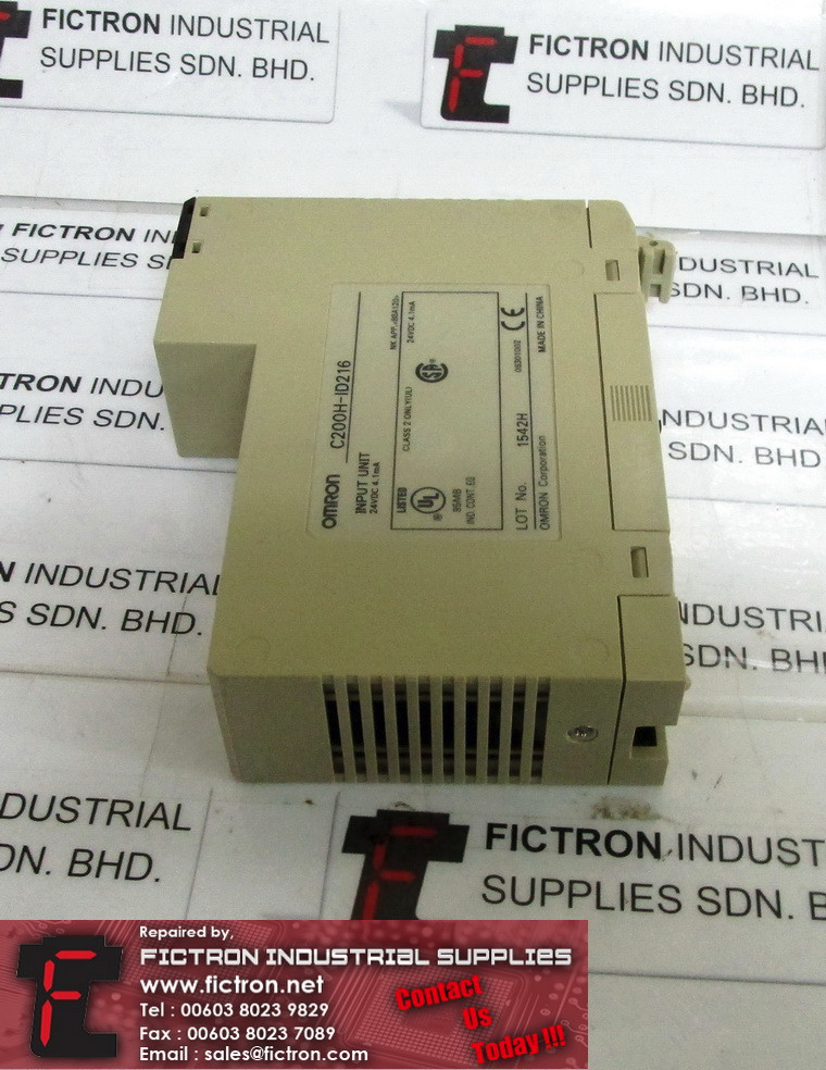 C200H-ID216 C200HID216 OMRON PLC Input Unit Supply Repair Malaysia Singapore Indonesia USA Thailand