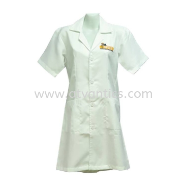 Customized Laboratory Coat White Women