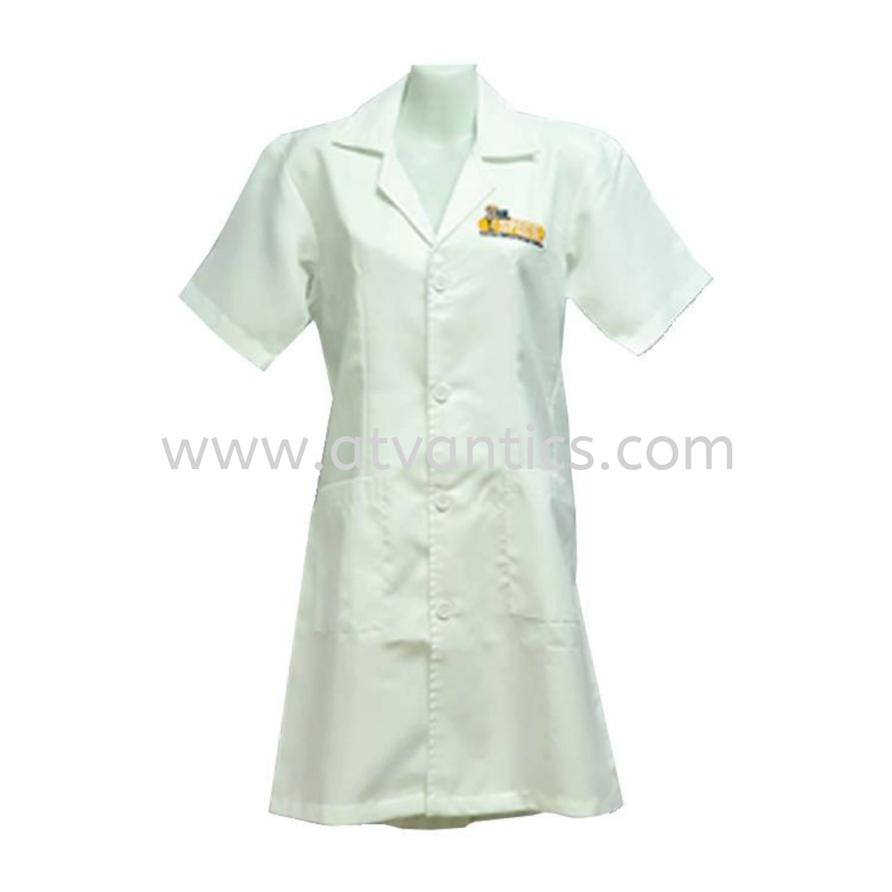 Customized Laboratory Coat White Women