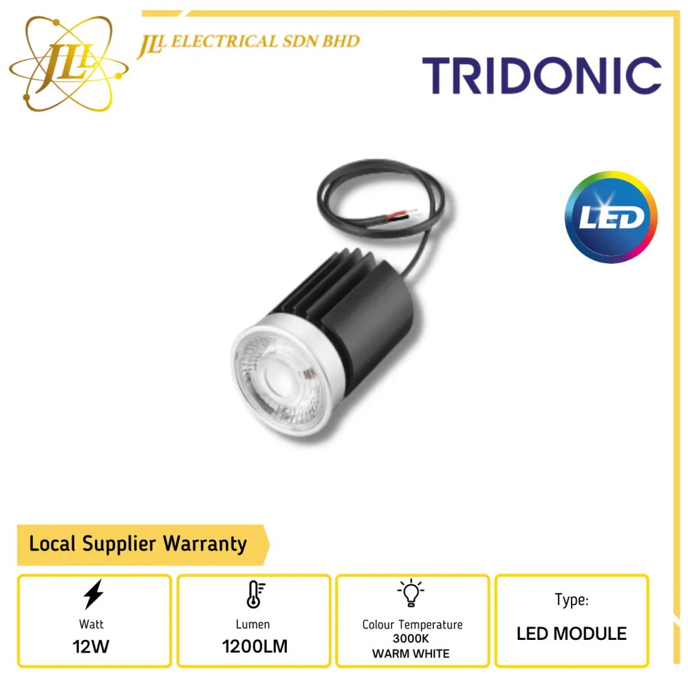 TRIDONIC SLA DC G2 50MM 12W 1200LM 930 3000K MR16 SNC LED MODULE [24D/36D] 28001952/28001953